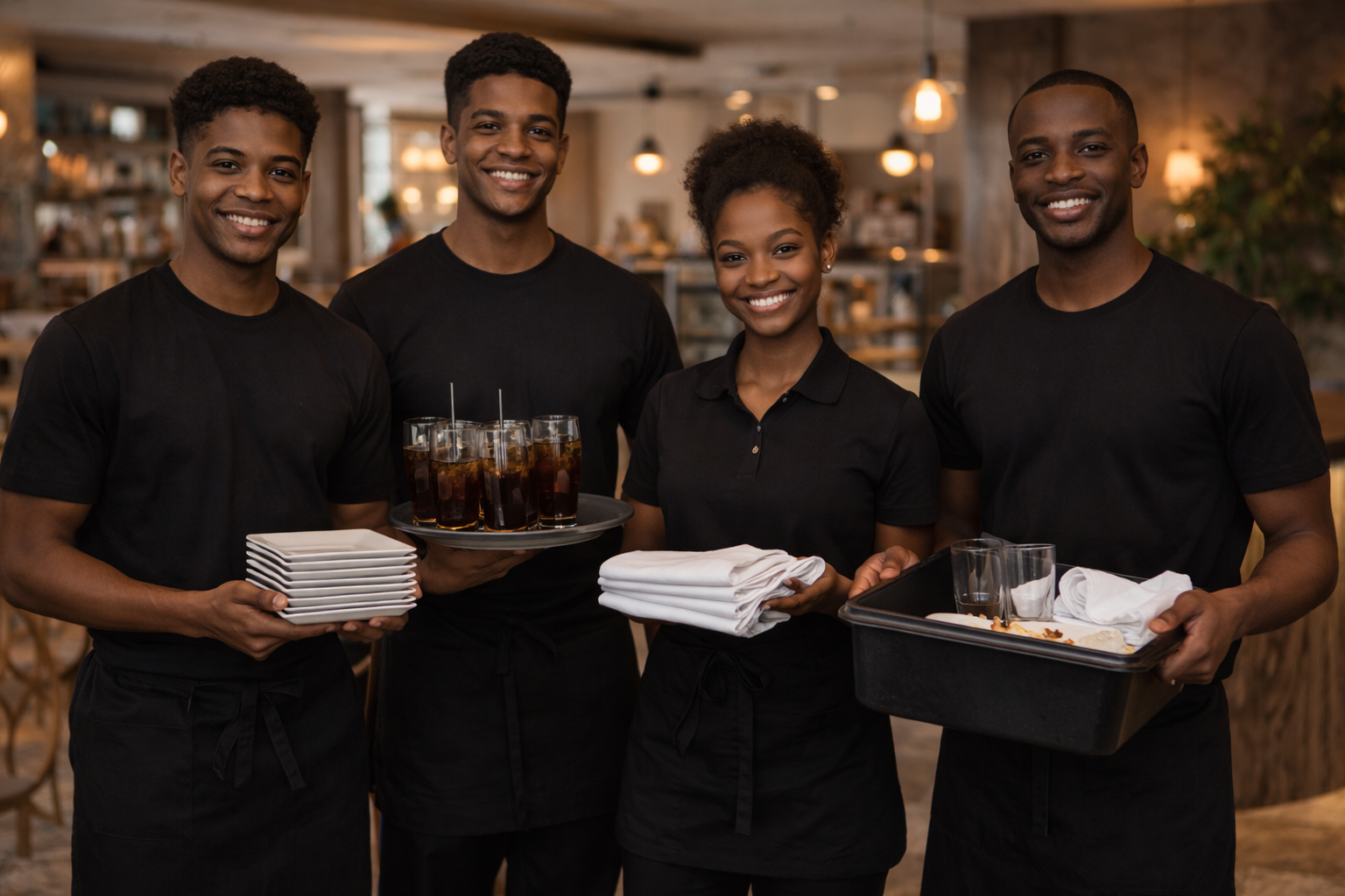 Fast, reliable operational support for back‑of‑house tasks including replenishment, setup, breakdown, stock movement, and assisting service teams during peak periods.